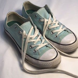 Converse sneakers. Light blue.  Size 8